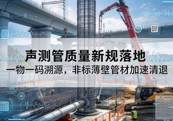 夏津声测管质量新规落地，一物一码溯源，非标薄壁管材加速清退